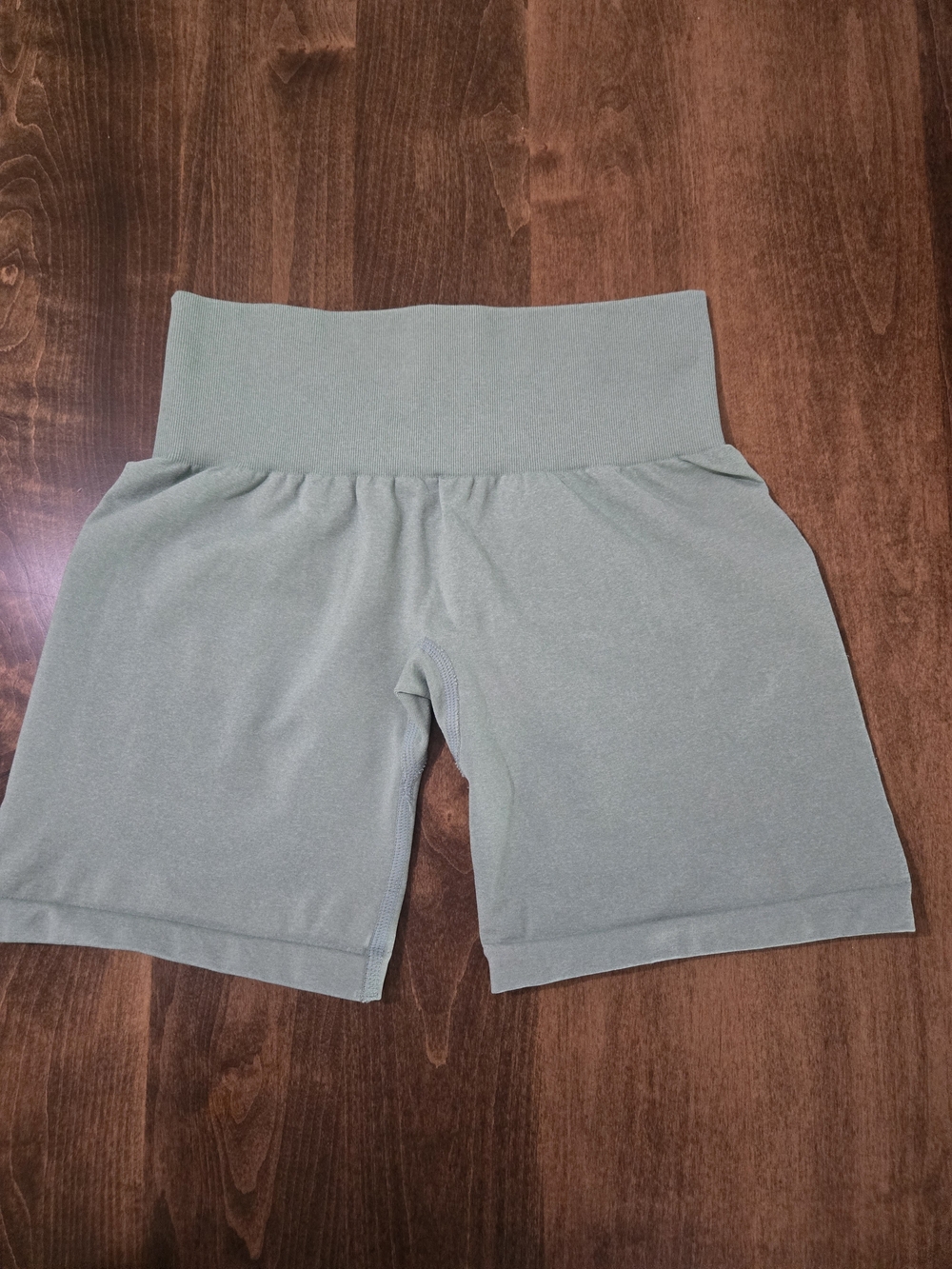 NVGTN High-Waist Sage Green Women's Biker Shorts